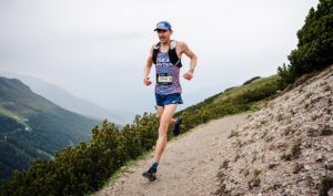 Thomas Roach in the short Trail race at the World Mountain & Trail Running Champs, Innsbruck.