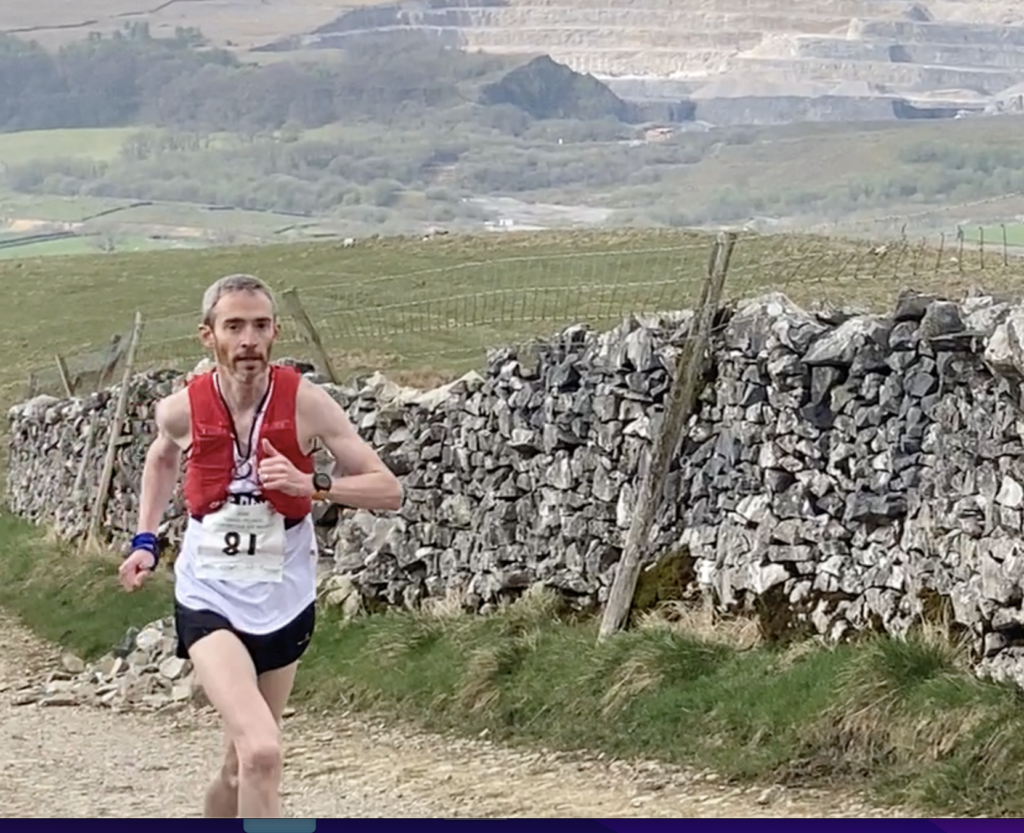 Jarlath McKenna , here at Yorkshire 3 peaks race 2023 will be running his first West Highland Way. in 2024