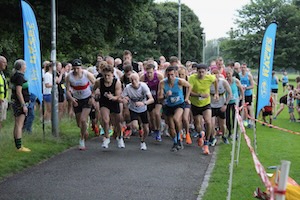 Sri Chinmoy 3x1 mile Relays,Edinburgh. Start 