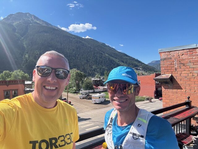 Derek with Race winner Ludovic(Ludo) Pommeret