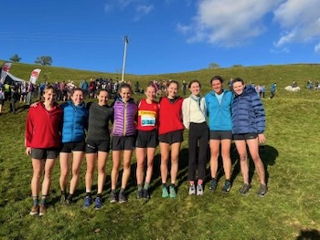 Carnethy Hill Runners Wom team FRA Relays Oct 2024