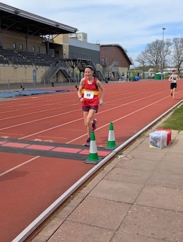 Sarah Webster at Crawley 24 hour race April 2025 Pic Katy Young