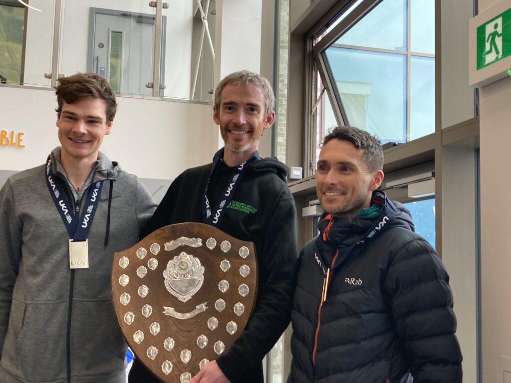 Mens Podium ACP N Ireland l-r Joe Turner, Jaraith McKenna, Daniel Rothwell Pic Adrian Stott