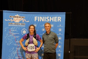 Fanni Gyurko with Partner Graham Gristwood