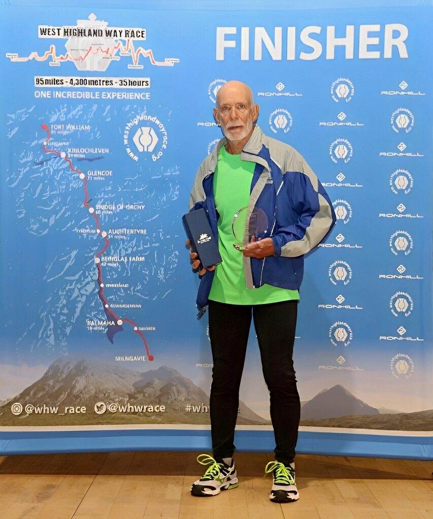 Paddy Mac Donald oldest Finisher 2025 WHW